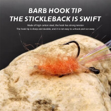 (5 pieces, 4) Realistic Crayfish Lure for Bass & Trout Fishing