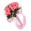 Artificial Wedding Bouquet Silk Fuchsia20x24cm 3
