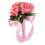 Artificial Wedding Bouquet Silk Fuchsia20x24cm 6