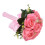 Artificial Wedding Bouquet Silk Fuchsia20x24cm 8