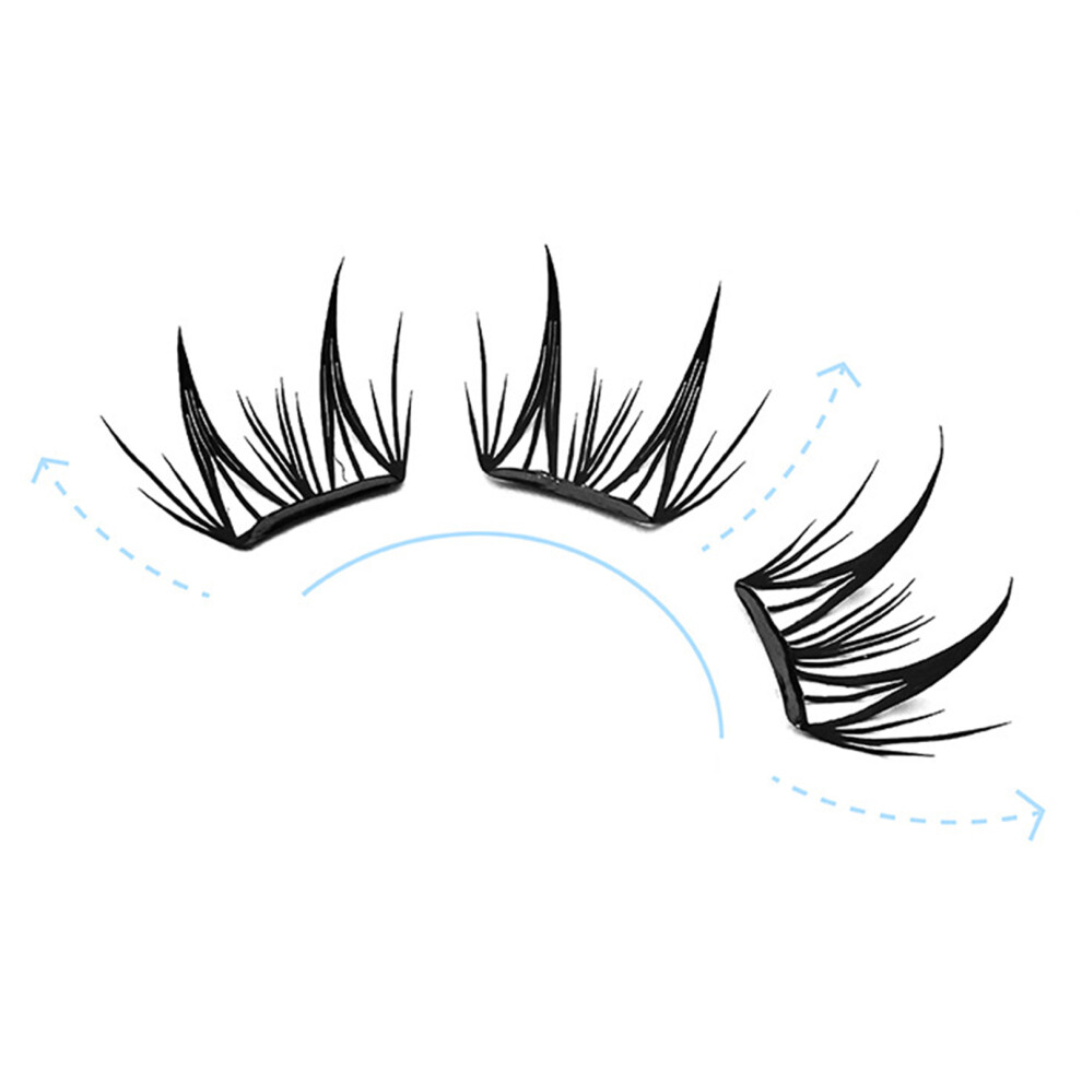 Hue-Grain Press On Lash Clusters For Women