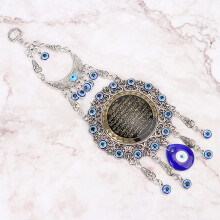 Islamic Blue Evil Eye Amulet Wall Hanging Pendant Blessing Home Car Decor