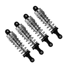 Upgrade Parts Metal Shock Absorber Set 1/14 RC Car Front Rear Shock Tower Kit for WLtoys 144001 for Enhanced Suspension Control