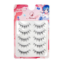(5 Pairs) Natural Spiky Wispy False Eyelashes for Eye Enlarging