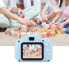 X2 Mini Children's Digital Camera 2.0 Inch IPS 1080P HD Blue