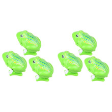 Windup Toy Jumping Frog Clockwork Kids Toys 6 pcs
