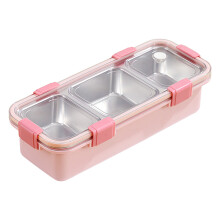 (C) Stainless Steel Lunch Box for Kids & Office