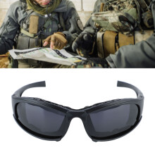 Motorcycle Polarized Military Glasses, Windproof, Impact Resistant, 16x6x5cm