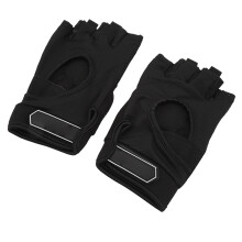 Damen-Atmungsaktive Trainingshandschuhe, rutschfest, Größe S 16-18cm, Schwarz