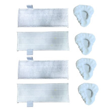 Kit de Reposição de Recarga de Esfregão para Limpador A Dupray, Peças de Esfregão de Microfibra para Limpeza A