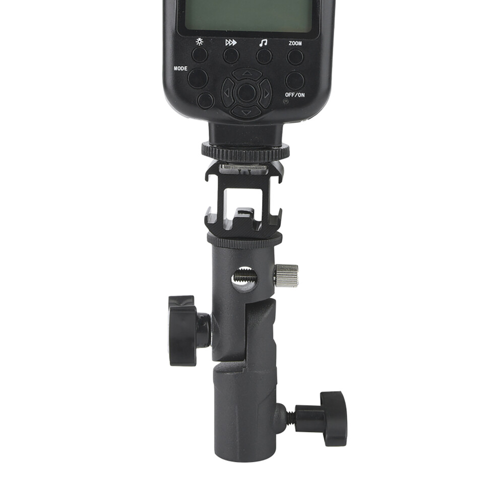 Swivel Tri Hot Shoe Mount Adapter For Flash Stand Holder E Mount Support Light 4041389346644