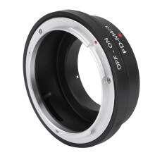 FD-M4/3 Metal Lens Adapter Ring for Canon FD Mount, Black, 6.56.52.7cm