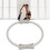 Grey Pilates Resistance Ring with Foam Handle for Thigh Workout 1