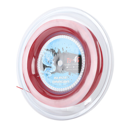 TS 4G Tennis Saite 200m rot 1,30mm Polyester
