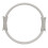 Grey Pilates Resistance Ring with Foam Handle for Thigh Workout 2