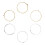 Acoustic Guitar Practice String Set 6Pcs Replacement for Classic Folk Guitar 2