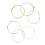 Acoustic Guitar Practice String Set 6Pcs Replacement for Classic Folk Guitar 3