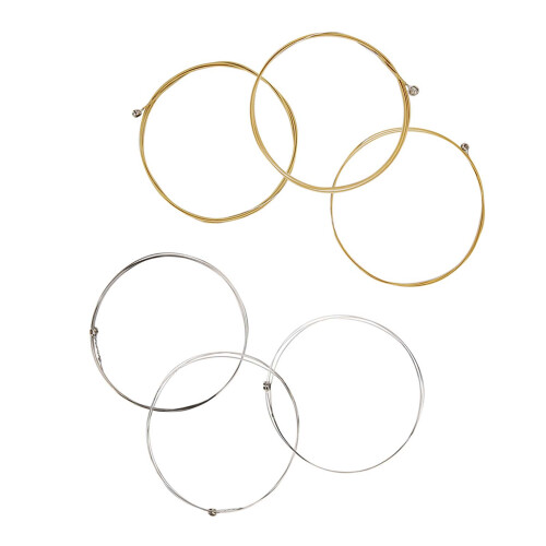 Acoustic Guitar Practice String Set 6Pcs Replacement for Classic Folk Guitar 2