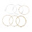 Acoustic Guitar Practice String Set 6Pcs Replacement for Classic Folk Guitar 4