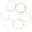 Acoustic Guitar Practice String Set 6Pcs Replacement for Classic Folk Guitar 13