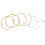 Acoustic Guitar Practice String Set 6Pcs Replacement for Classic Folk Guitar 15