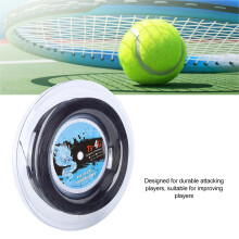 Black TS 4G 200m Polyester Tennis String Reel
