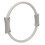 Grey Pilates Resistance Ring with Foam Handle for Thigh Workout 15