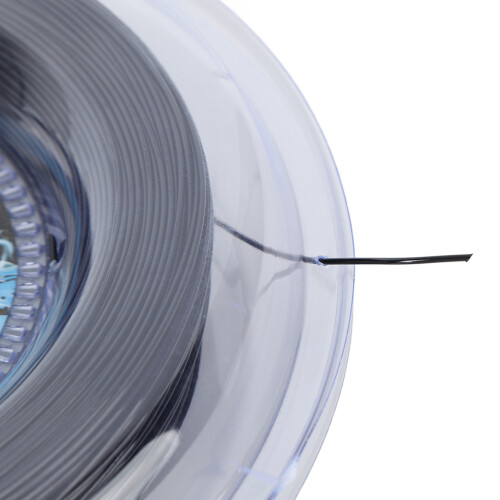 Black TS 4G 200m Polyester Tennis String Reel