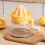 (Yellow) Hand Juicer for Lemon, Orange - Kitchen Tool 3