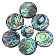 9 Stück Abalone-Saxophon-Tastenknöpfe - 3 Größen, mehrfarbig