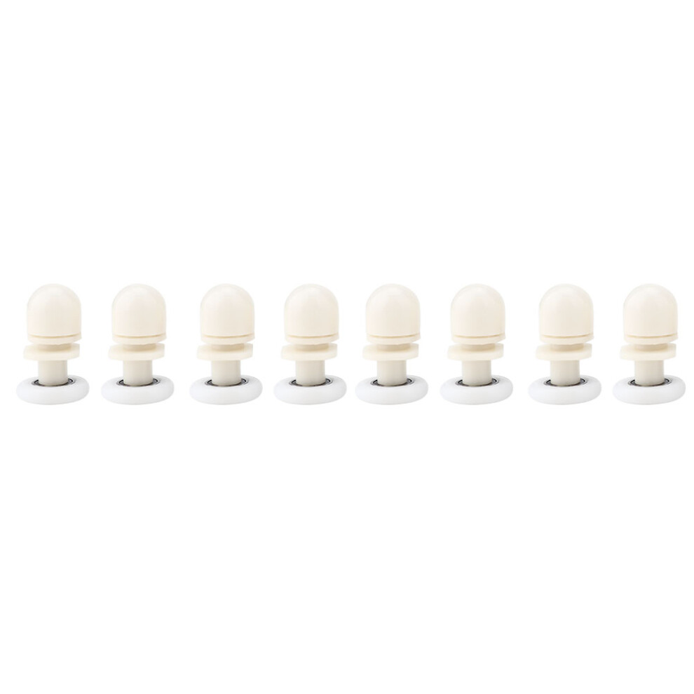 8Pcs Quiet Sliding Roller Wheels 25Mm 7444352726387