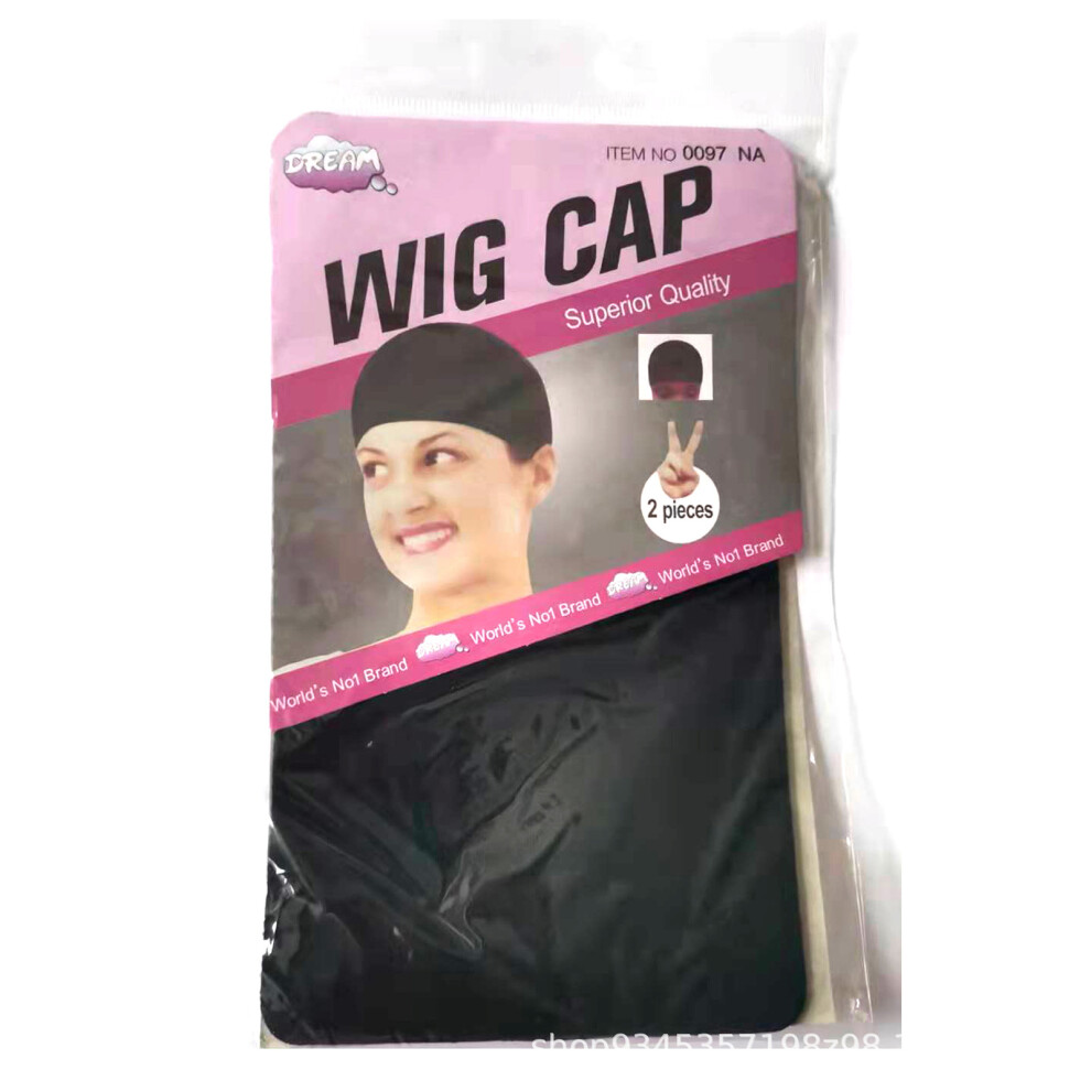 Roc-Electron Black (Black) Ultra Thin Hd Wig Caps 4Pcs, Invisible Nylon Stretchy
