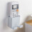(Gray) TV Remote Holder - White, Durable Wall Mount 2