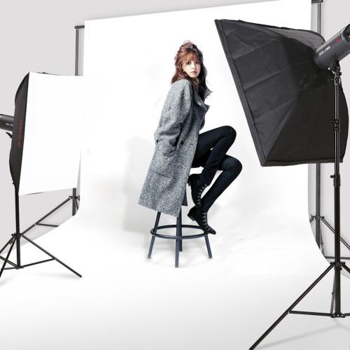 2x2m Photo Backdrop Stand with Clips
