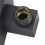 Concealed Shower Head Holder Wall Mount Copper Waterproof Black 7