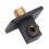 Concealed Shower Head Holder Wall Mount Copper Waterproof Black 10