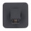 Concealed Shower Head Holder Wall Mount Copper Waterproof Black 11
