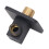 Concealed Shower Head Holder Wall Mount Copper Waterproof Black 15