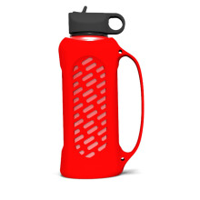 (New red 40oz, Custom price) 18-40oz Hydro Flask Sleeve, Silicone Insulated Cup Cover