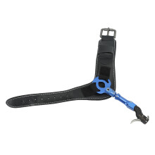 Verstellbarer 360 drehbarer Bogenabzugshelfer aus Faux-Leder & Aluminiumlegierung