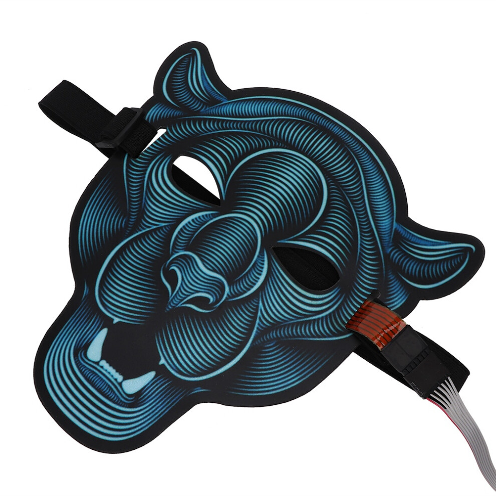 Voice Activated LED Cosplay Mask