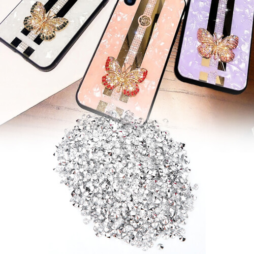 Silver Bottom Rhinestone Diamonds 3mm, 10000 pcs, Multiple Colors 2