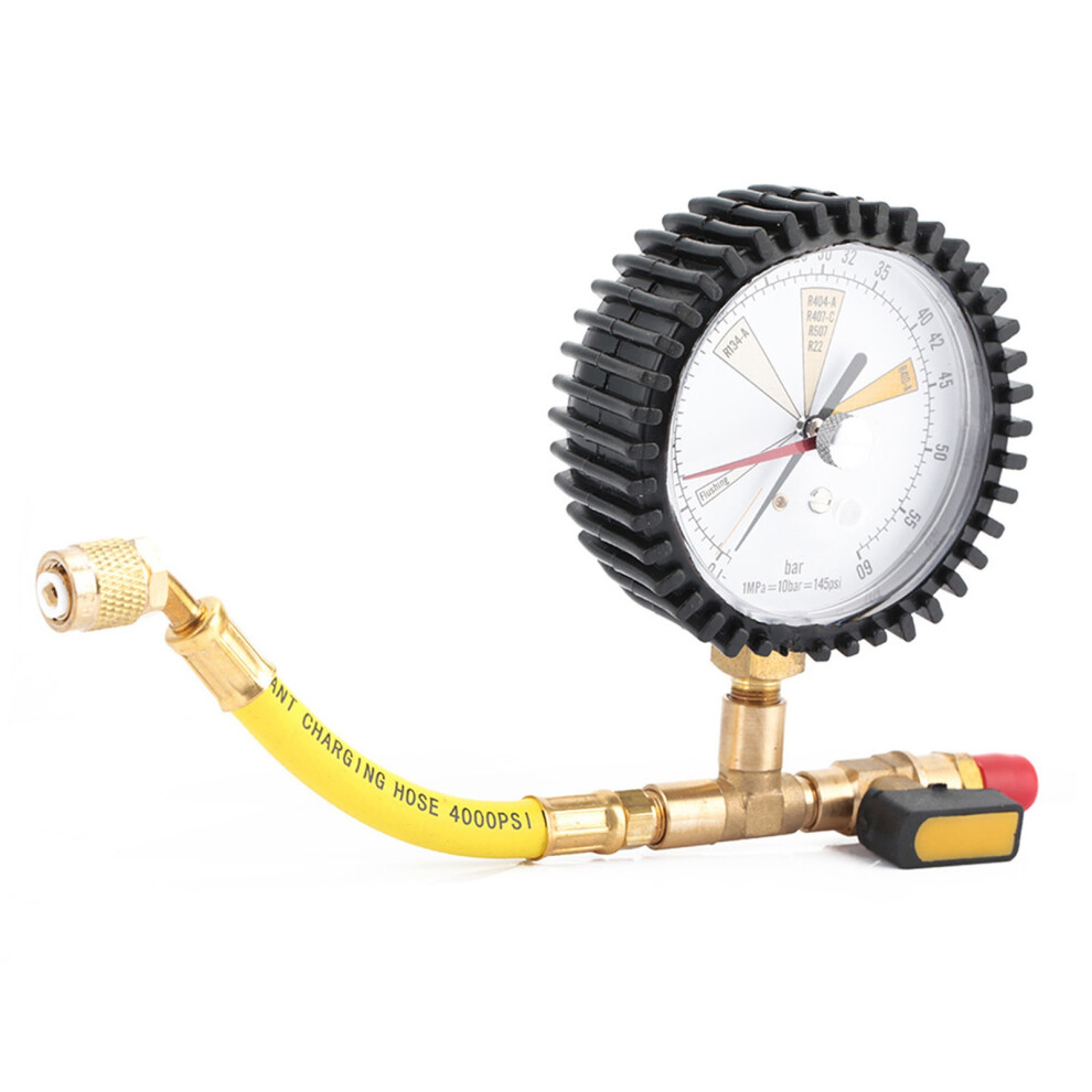 Refrigeration Pressure Test Gauge -1~60Bar, 1/4 Sae, R134a/R22 7891389350373