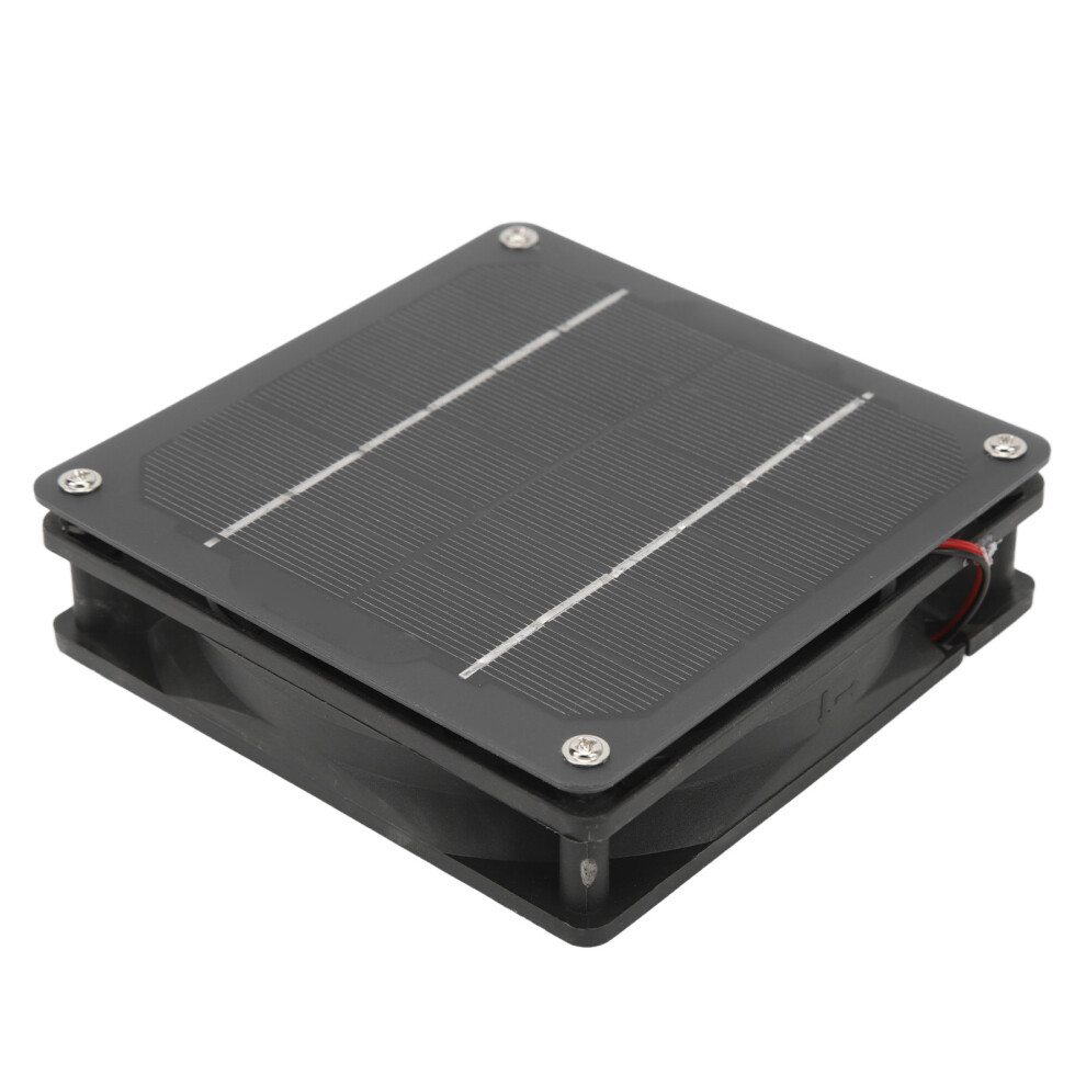 5W Monocrystalline Solar Panel Fan 6V For Rv Yacht Greenhouse Pet House 8041389538939