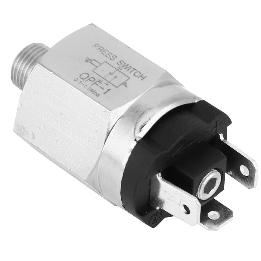 Adjustable Pressure Switch G1/8In Nc/No 0.1-1Mpa For Air 500Ma 8471389351137
