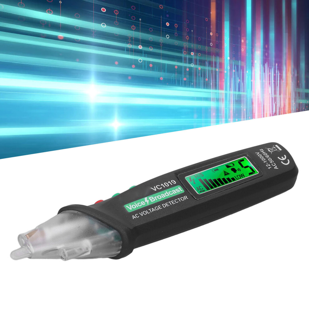 Ac Voltage Detector Pen 12-1000V Non Contact Light