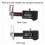 Micro Electronic Digital Caliper 0~25mm Stainless Steel Precision Ruler 4