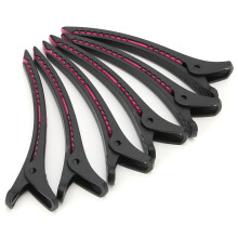 6pcs Purple Duckbill Hair Clips, Salon Style, Sectioning & Styling Tool