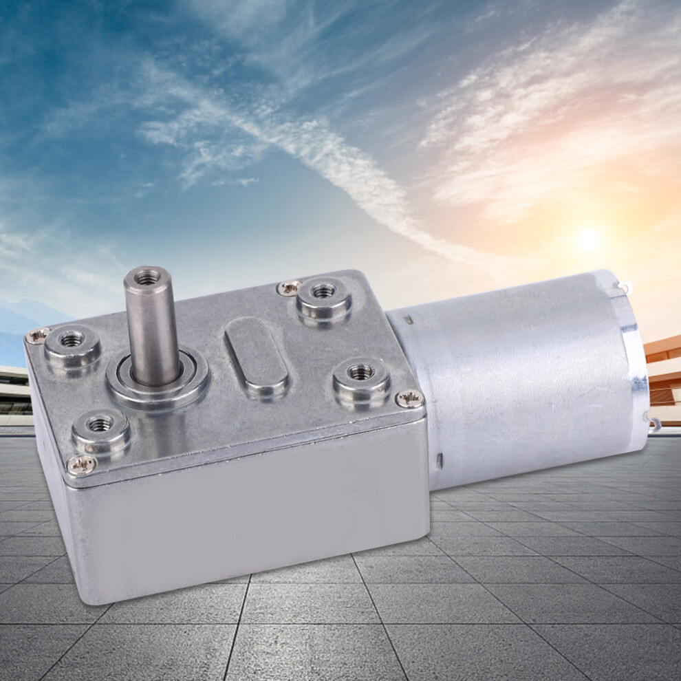 Durable 12V Dc Worm Gear Motor With Large Torsion For Robotics And Diy 8471389353780