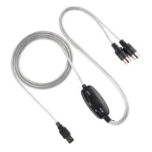 MIDI-zu-USB-Konverter MIDI-Interface-Adapter für Musikbearbeitung Zuverlässige Produktlinie